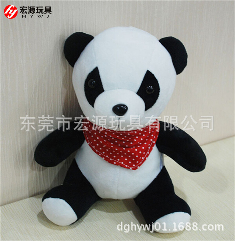 毛絨熊貓 穿衣毛絨熊貓 東莞廠(chǎng)家可定做 站姿2